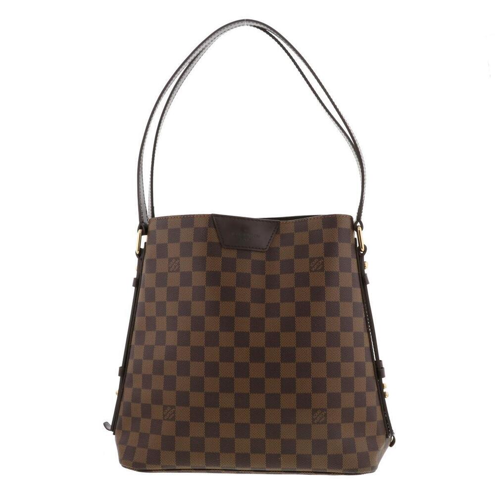 LOUIS VUITTON Cabas Rivington Shoulder Bag Damier Ebene Brown